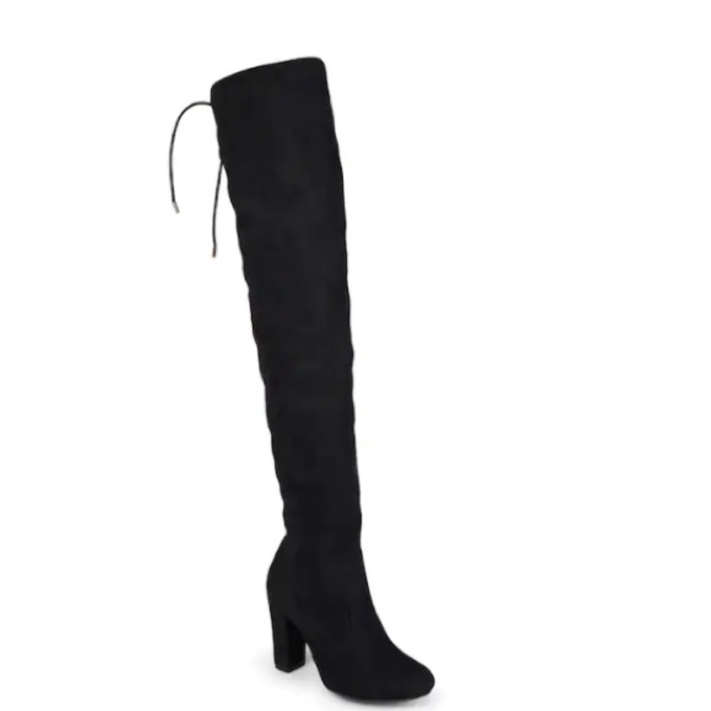 Maya thigh hi sexy boots 4” heel